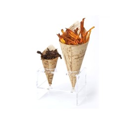Bamboo Cones | Organic Bamboo Laminated Cones, Microwave safe