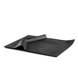 Plato negro de vidrio – Diseño exclusivo con acabado mate y textura original