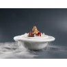 Tapa de mármol blanco para cuenco frío blanco – Colección Edad de Piedra