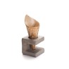 Grey Marble Holder for Glass or Cardboard Cones | Elegant Presentation