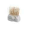 Customisable Natural Marble Base for Branches and Skewers