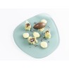 Opaline Green Glass Dishes with Sophisticated and Natural Design
