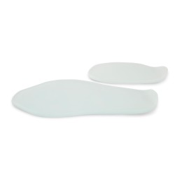 White Glass Plates - Natural Elegance and Marine Design