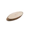 Natural Poplar Wood Dish - Rustic Style Catering Dish