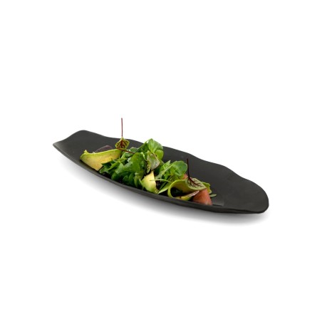 Black Oval Plate