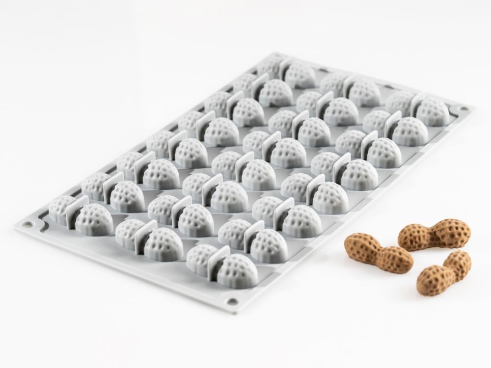 Molde de silicona Cacahuete para snacks y guarniciones | 100% Chef Molde de silicona Cacahuete para snacks y guarniciones | 100% Chef